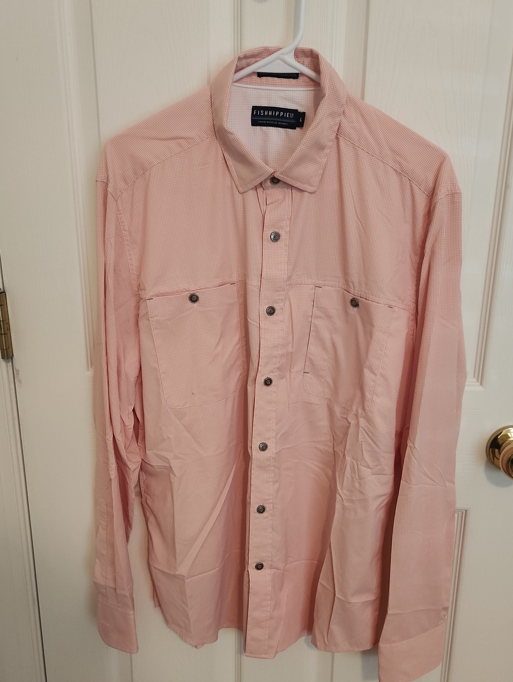FISH HIPPIE Men's Coral Lightweight Button Up Shirt